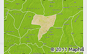 Satellite Map of Ouadiour, physical outside