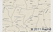 Shaded Relief Map of Ouadiour