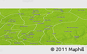 Physical Panoramic Map of Gossas