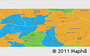 Political Panoramic Map of Gossas
