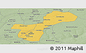 Savanna Style Panoramic Map of Gossas