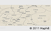 Shaded Relief Panoramic Map of Gossas