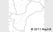 Blank Simple Map of Gossas, no labels