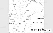 Blank Simple Map of Gossas