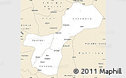 Classic Style Simple Map of Gossas