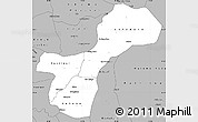 Gray Simple Map of Gossas