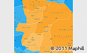 Political Shades Simple Map of Gossas