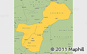 Savanna Style Simple Map of Gossas
