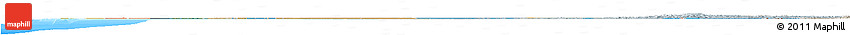 Political Horizon Map of Senegal, lighten, semi-desaturated, land only
