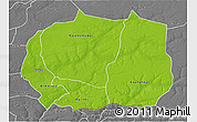 Physical 3D Map of Kaffrine, desaturated