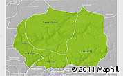 Physical 3D Map of Kaffrine, lighten, desaturated