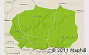 Physical 3D Map of Kaffrine, shaded relief outside