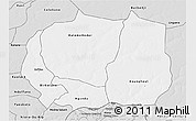 Silver Style 3D Map of Kaffrine