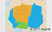 Political Map of Kaffrine, lighten