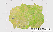 Satellite Map of Kaffrine, cropped outside