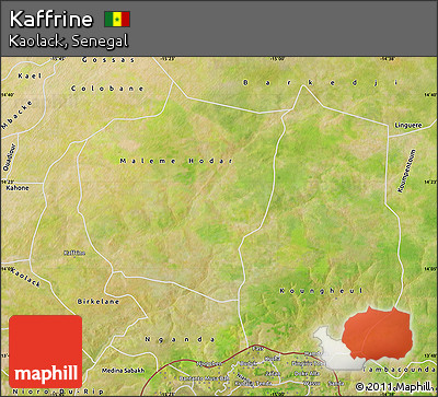 Satellite Map of Kaffrine