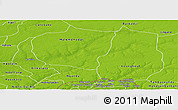 Physical Panoramic Map of Kaffrine