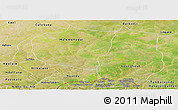 Satellite Panoramic Map of Kaffrine