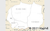 Classic Style Simple Map of Kaffrine