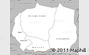 Gray Simple Map of Kaffrine