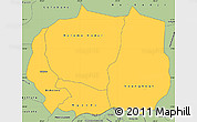 Savanna Style Simple Map of Kaffrine