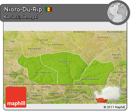 Physical 3D Map of Nioro-Du-Rip, satellite outside