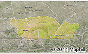 Satellite 3D Map of Nioro-Du-Rip, semi-desaturated