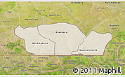 Shaded Relief 3D Map of Nioro-Du-Rip, satellite outside