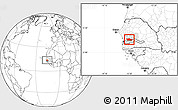Blank Location Map of Nioro-Du-Rip, highlighted parent region