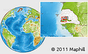 Physical Location Map of Nioro-Du-Rip, highlighted country, highlighted parent region