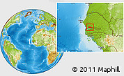 Physical Location Map of Nioro-Du-Rip