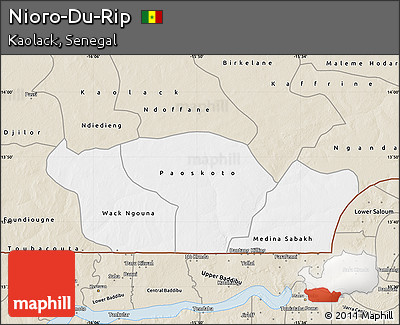 Classic Style Map of Nioro-Du-Rip