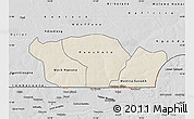 Shaded Relief Map of Nioro-Du-Rip, desaturated