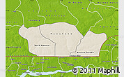 Shaded Relief Map of Nioro-Du-Rip, physical outside