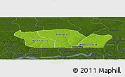 Physical Panoramic Map of Nioro-Du-Rip, darken