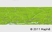 Physical Panoramic Map of Nioro-Du-Rip