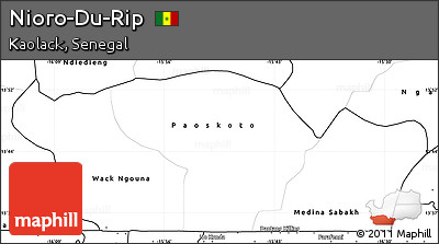 Blank Simple Map of Nioro-Du-Rip