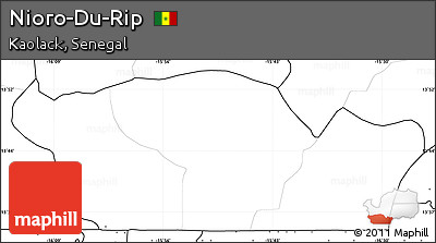 Blank Simple Map of Nioro-Du-Rip, no labels