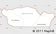 Classic Style Simple Map of Nioro-Du-Rip, cropped outside