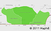 Political Shades Simple Map of Nioro-Du-Rip, single color outside, borders and labels