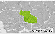 Physical 3D Map of Wack Ngouna, lighten, desaturated