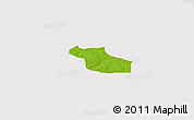 Physical Panoramic Map of Wack Ngouna, cropped outside