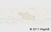 Shaded Relief Panoramic Map of Wack Ngouna, lighten