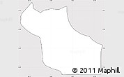 Silver Style Simple Map of Wack Ngouna, cropped outside