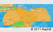 Political Shades 3D Map of Kolda