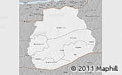 Gray 3D Map of Sedhiou