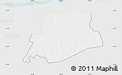 Silver Style Map of Bounkiling, single color outside