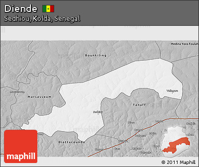 Gray 3D Map of Diende