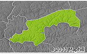 Physical 3D Map of Diende, desaturated