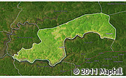 Satellite 3D Map of Diende, darken